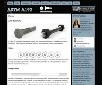 A193Bolts.com(A193 summary astm a193) Screenshot