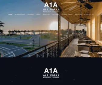 A1AAleworks.com(A1A Ale Works) Screenshot