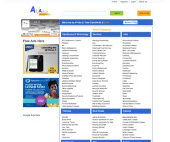 A1ADS.in(Post Free Ads) Screenshot