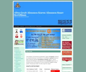 A1Almanca.com(Ana Sayfa) Screenshot