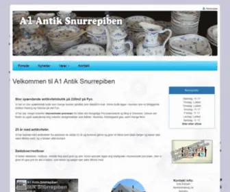 A1Antik.dk(A1 Antik Snurrepiben) Screenshot