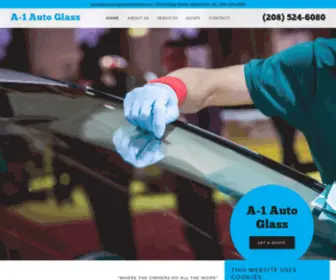 A1Autoglassidahofalls.com(Idaho Falls) Screenshot