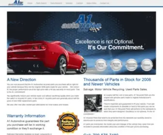 A1Automotive.net(A1 Automotive Limited) Screenshot