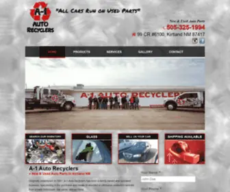 A1Autorecyclersnm.com(New & Used Auto Parts in New Mexico) Screenshot