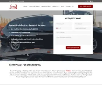 A1Autorecycling.com.au(Get Top Cash For Cars Removal Up To $8999 Right On The Spot Call Now) Screenshot