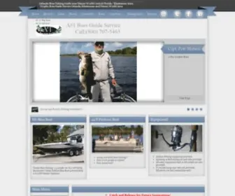 A1Bassguideservice.com(Orlando Bass Fishing Guide Service Disney Kissimmee Central Florida) Screenshot