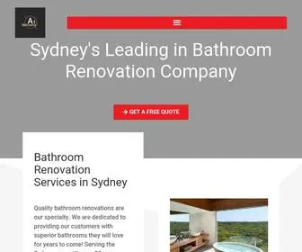 A1Bathrooms.com.au(Bathroom renovations Sydney) Screenshot