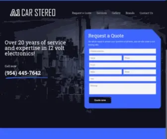 A1Carstereo.com(A1 CAR STEREOA1 Car Stereo) Screenshot