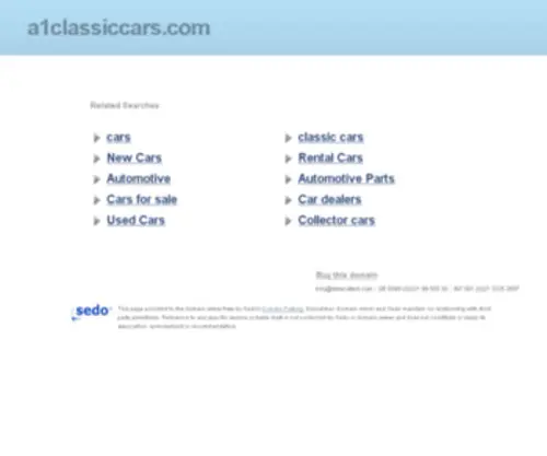 A1Classiccars.com(Classic car) Screenshot