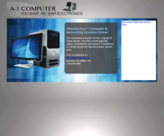 A1Computer.net(A1 Computers) Screenshot