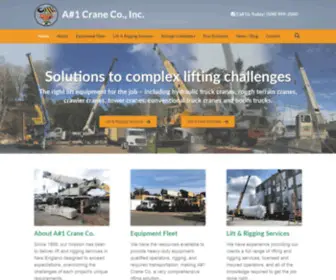 A1Crane.com(Crane Services & Storage Solutions) Screenshot