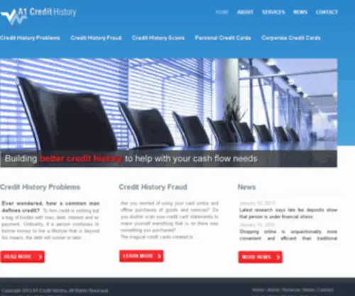 A1Credithistory.com(Credit Card Builders for Instant Money) Screenshot