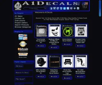 A1Decals.com(A1 Decals) Screenshot