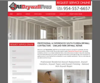 A1DRywallpros.com(1 Drywall Pros) Screenshot