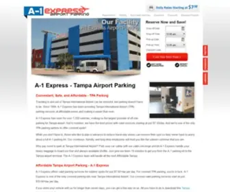 A1Expressairportparking.com(Tampa Airport Parking) Screenshot