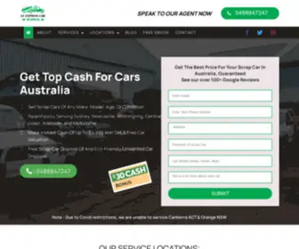 A1Expresscarremoval.com.au(Top Cash For Cars Australia) Screenshot