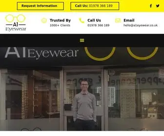 A1Eyewear.com(A1 Optegwyr Eyewear) Screenshot