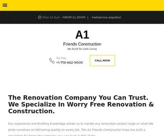 A1Friendsconstruction.com(A1 Friends Construction) Screenshot