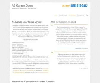 A1Garagedoorrepairs.com(A1 Garage Door Repair) Screenshot