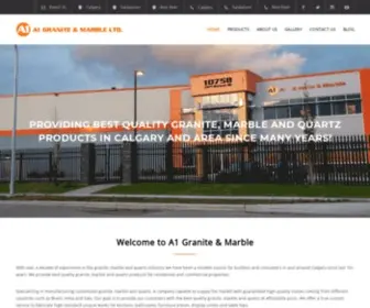 A1Granite.com(A1 Granite & Marble Ltd) Screenshot