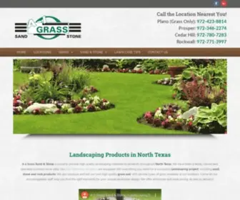 A1Grass.com(A-1 Grass Sand &amp; Stone of North Texas) Screenshot