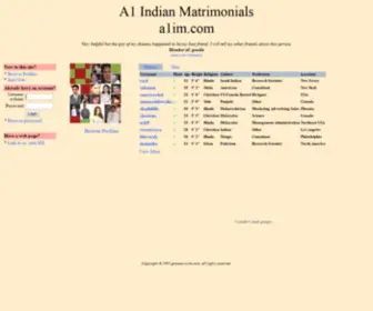 A1IM.com(A1 Indian Matrimonials) Screenshot