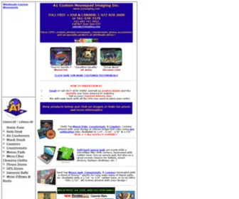 A1Imaging.com(A1 Custom Mousepad Imaging Inc) Screenshot