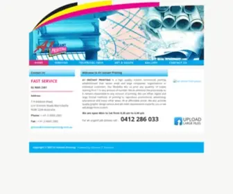 A1Instantprinting.com.au(Invitation Printing Service) Screenshot