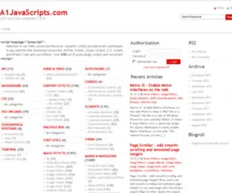 A1Javascripts.com(A1Javascripts) Screenshot