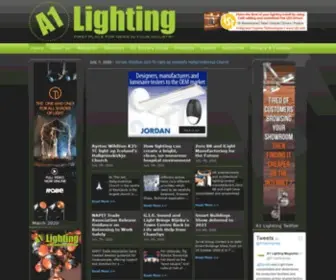 A1Lightingmagazine.com(A1 lighting) Screenshot