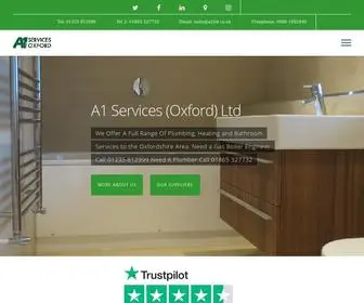 A1LTD.co.uk(A1 Services Oxford Your Local Plumbing & Heating Gas Engineers) Screenshot