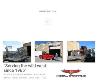 A1Metalstripping.com(Serving the Wild West Since 1965) Screenshot