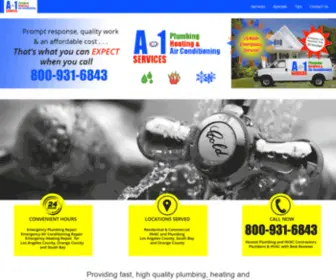 A1Phacs.com(1 Plumbing) Screenshot