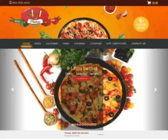 A1Pizzaofhartford.com(1 Pizza Hartford) Screenshot