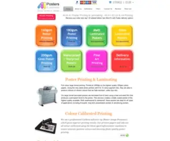 A1Posters.co.uk(A0 & A1 Poster Printing & Laminating) Screenshot