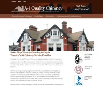 A1Qualitychimney.com(A-1 Quality Chimney Cleaning & Repair) Screenshot