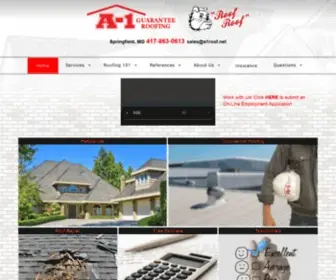 A1Roof.net(Roof Repair and Installation Springfield Missouri) Screenshot