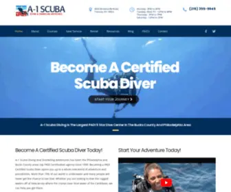 A1Scubadiving.com(A-1 Scuba Diving) Screenshot