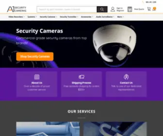 A1Securitycameras.com(A1 Security Cameras) Screenshot