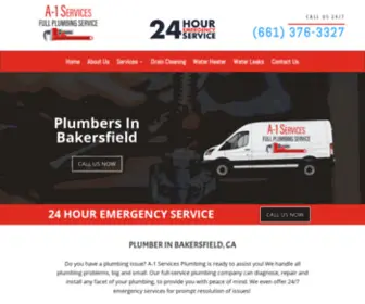 A1Servicesca.com(A-1 Services Plumbing) Screenshot