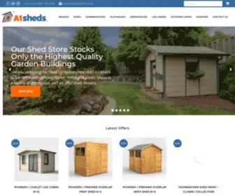 A1Sheds.com(Shed Stores and Garden Buildings) Screenshot