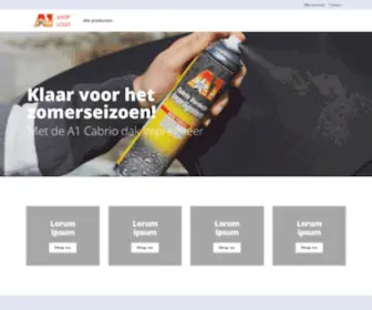 A1Shop.nl(Topklasse auto onderhoudsproducten) Screenshot