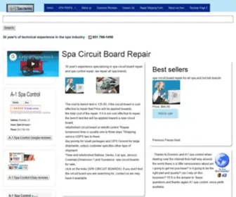 A1Spacontrol.com(Spa Circuit Board Repair) Screenshot