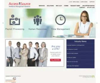 A1Spayroll.com(Access1Source) Screenshot