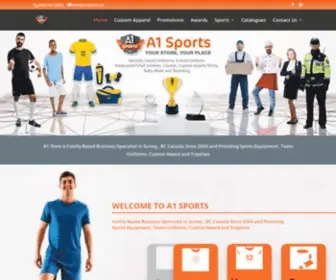 A1Sports.ca(A1 SPORTS LTD) Screenshot