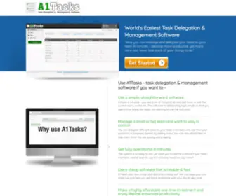 A1Tasks.com(Tasks Delegation Software) Screenshot