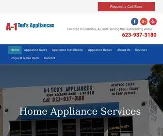 A1Tedsappliance.com(A1 Ted's Appliances) Screenshot