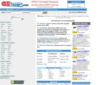 A1Toners.com(Printer toners) Screenshot