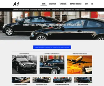 A1Transfer.ch(Chauffeur, VIP Limousine Service) Screenshot