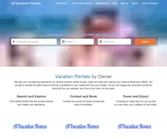 A1Vacationhomes.com(Vacation Rentals) Screenshot